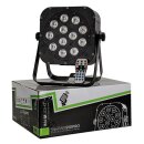 Involight SlimPAR 1210PRO, LED Scheinwerfer mit 12x 10W 6in1 RGBWA+UV LEDs, 40°, IR-Fernbedienung