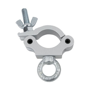 Showtec Half Coupler + Eye 230 kg, Silber, Slimline für 50-mm-Rohr