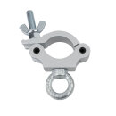 Showtec Half Coupler + Eye 230 kg, Silber, Slimline...