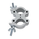 Showtec Swivel Coupler 500kg, Silber, für 50-mm-Rohr