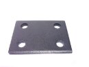 Distance plate for steel rack