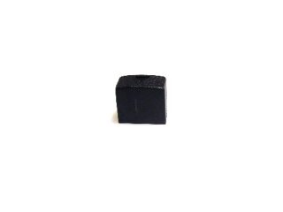 Short black rectangular button LRS