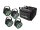 Eurolite Set 4x LED PARty TCL Spot + Soft-Bag