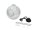 Eurolite Mirror Ball 30cm with motor + LED PST-5 QCL Spot bk