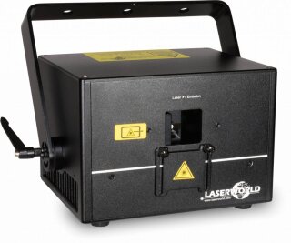 Laserworld DS-2000RGB MK4 ShowNET, Weißlichtlaser, 40kpps (bei 8 Grad), ILDA, DMX, Auto-, ArtNet-Mode