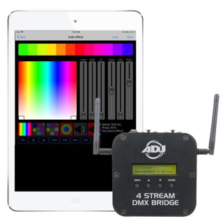 ADJ 4 Stream DMX Bridge, Lichtsteuerung für iOS