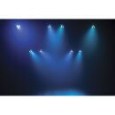 Showtec Club Par Dizzy 3/8, 4-in-1 Multi-Effekt, inkl. IR-Fernbedienung