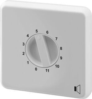 Monacor ATT-224H/WS, ELA-Einbau-Lautstärkesteller, 24 W