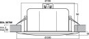 Monacor EDL-36TW, ELA-Deckenlautsprecher