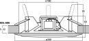 Monacor EDL-606, ELA-Deckenlautsprecher