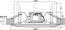 Monacor EDL-612, ELA-Deckenlautsprecher