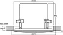 Monacor EDL-80DT, Aktiver 2-Wege-Decken-Einbaulautsprecher mit integriertem Dante®-Modul