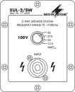 Monacor EUL-2/SW, Beschallungs-Lautsprecherbox in 100-V-Technik