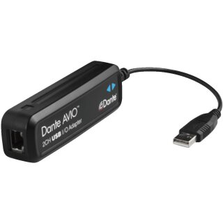 Audinate ADP-USB-2X2, Dante®-AVIO-USB-Adapter