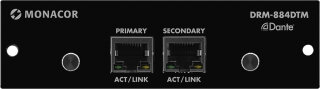 Monacor DRM-884DTM, Dante®-Modul