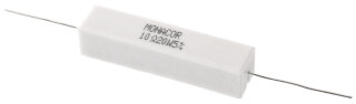 Monacor LSR-100/20, Hochlast-Zementwiderstand, 10 Ohm, 20 Watt