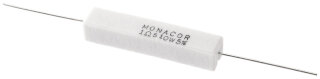 Monacor LSR-15/10, Hochlast-Zementwiderstand, 1,5 Ohm, 10 Watt