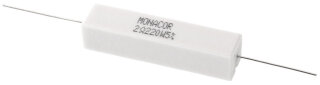 Monacor LSR-22/20, Hochlast-Zementwiderstand, 2,2 Ohm, 20 Watt