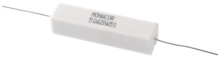 Monacor LSR-56/20, Hochlast-Zementwiderstand, 5,6 Ohm, 20 Watt