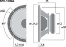 Monacor SPH-100AL, High-Tech-Mitteltöner, 40 W, 8 Ohm