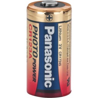 Panasonic CR-123, Lithium-Batterie