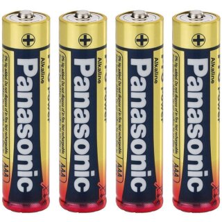 Panasonic LR-03, Alkaline-Micro-Batterien (AAA)Kontakt