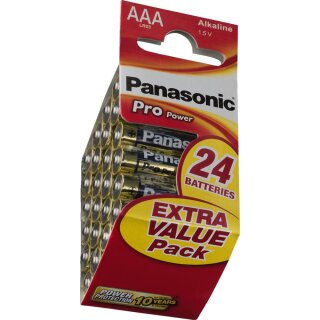 Panasonic LR-03/24, Alkaline-Micro-Batterien (AAA)Kontakt