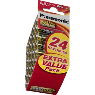 Panasonic LR-6/24, Alkaline-Mignon-Batterien (AA)Kontakt