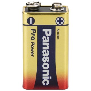 Panasonic LR-61, Alkaline-9-V-Block-BatterieKontakt