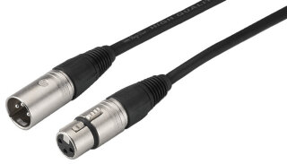 Monacor MECN-100/SW, XLR-Kabel, 1 m, NEUTRIK