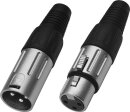 Monacor XLR-803/P, XLR-Stecker, 3-polig