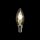 Showgear LED Filament Candle Bulb B10 E14, C35, 2 Watt, dimmbar, Spiraldraht