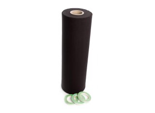 Admiral Molton Skirting, schwarz, 160g/m², B: 0.73m