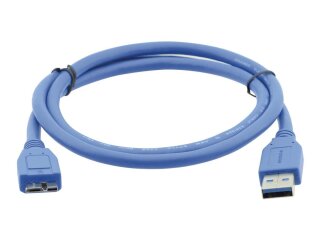 Kramer C-USB3/MicroB-6 USB Kabel, 1.8m, BLAU