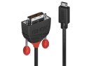 Lindy 36281 Video-Adapterkabel, 1.0m, Black Line, Mini HDMI,DVI-D