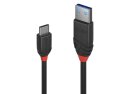 Lindy 36917 USB-Kabel, 1.5m, Black Line, USB C 3.1, USB A 3.1