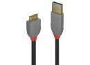 Lindy 36766 USB-Kabel, 1.0m, Anthra Line, USB A 3.0, USB...