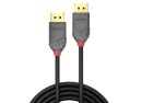 Lindy 36483 DisplayPort-Kabel, 3.0m, 4K, Anthra Line
