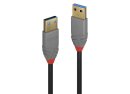 Lindy 36751 USB-Kabel, 1.0m, Anthra Line, USB A 3.0, USB A 3.0