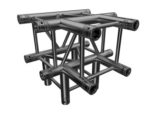 Sweettruss KV4H/290B-T40 T-Stück, 4-Weg, 0.5m, SCHWARZ