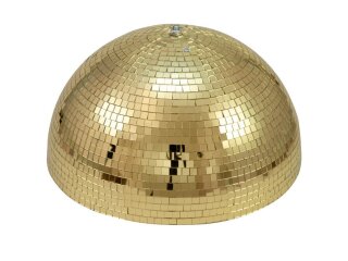 Eurolite Half Mirror Ball 50cm gold motorized