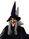 Halloween figure Witch, animated 175cm