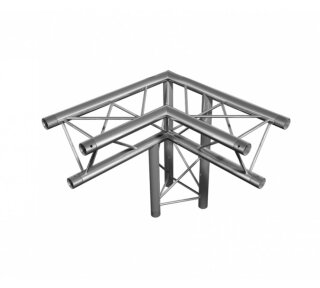 Duratruss DT 23/2-C33-LD 3-Weg Ecke 90° rechts, 3way corner 90° apex down right