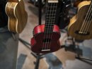 Dimavery UK-100 Soprano ukulele, flamed red
