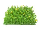 Grass mat, artificial, green-yellow, 25x25cm