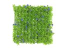 Grass mat, artificial, green-purple, 25x25cm