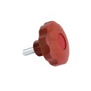 Dura Stage Red knob for handrail clamp