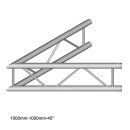 Duratruss DT 32/2-C19V-L45, 2-Weg Ecke 45° vertikal, 45° Corner 100 cm