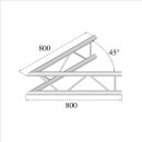 Duratruss DT 32/2-C19V-L45, 2-Weg Ecke 45° vertikal, 45° Corner 100 cm