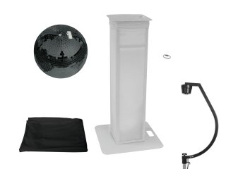 Eurolite Set Mirror ball 50cm black with Stage Stand variable + Cover black